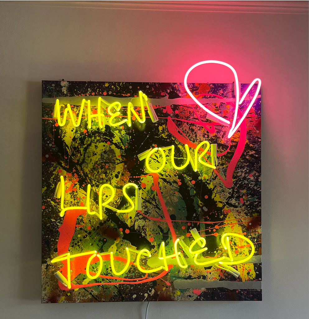 WHEN OUR LIPS TOUCHED, 2024
