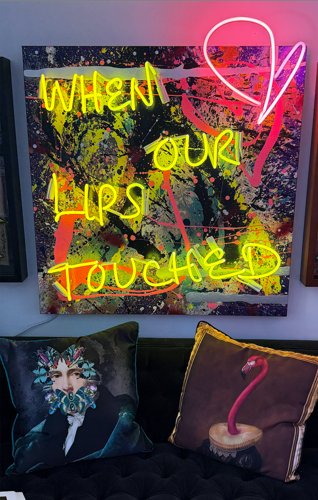 WHEN OUR LIPS TOUCHED, 2024