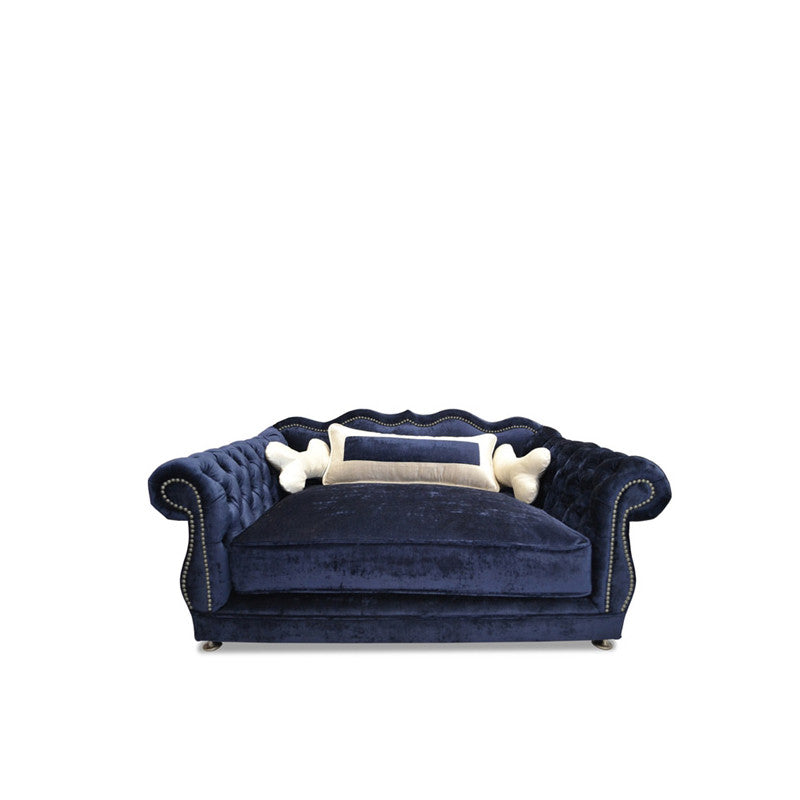 GIGI NAVY DOG BED