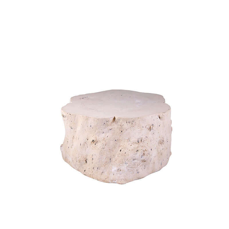 Log Cocktail Table Roman Stone