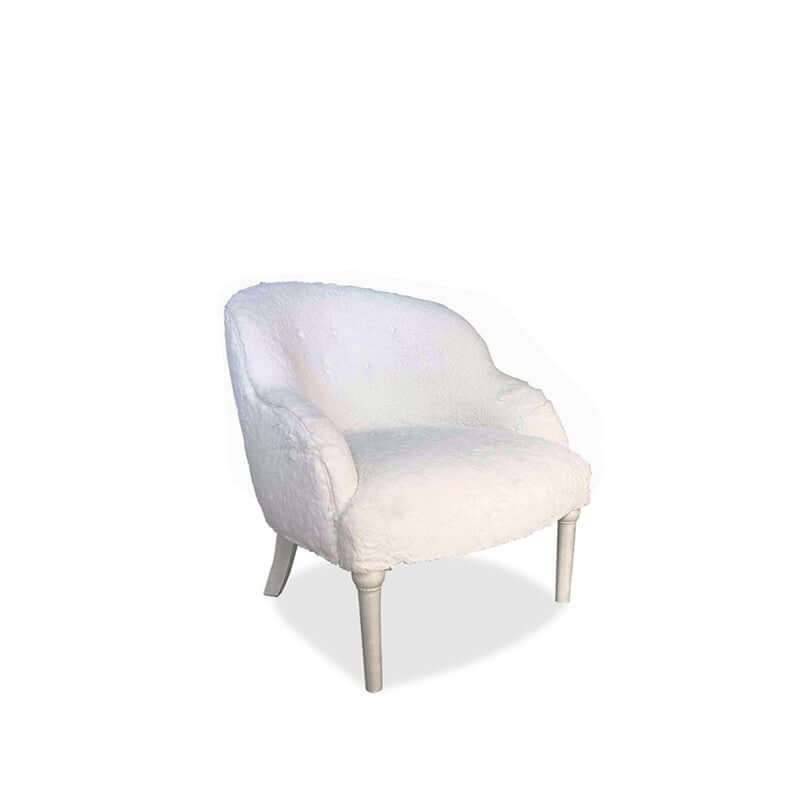 COTTON CANDY FUR CHAIR