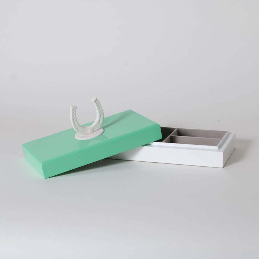 Horseshoe Lacquer Jewelry Box