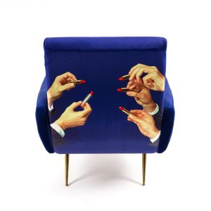 Seletti Toiletpaper Lipsticks Armchair