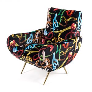 Seletti Toiletpaper Snakes Armchair