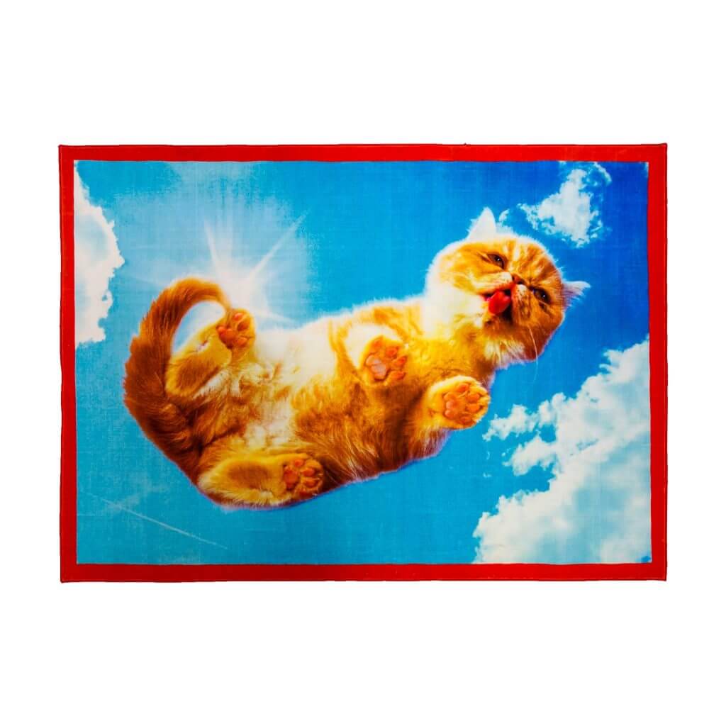 Seletti Toiletpaper Rectangular Rug Cat