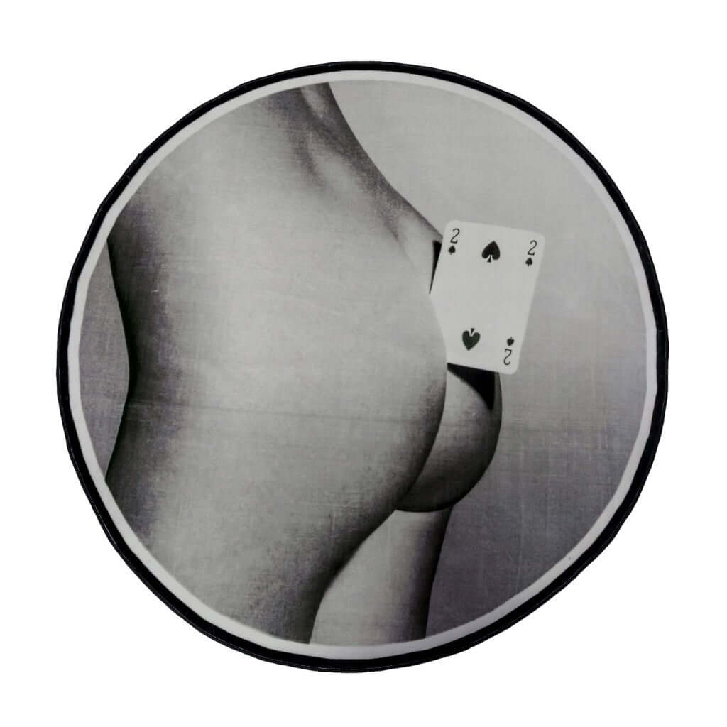 Seletti Toiletpaper Round Rug Two of Spades