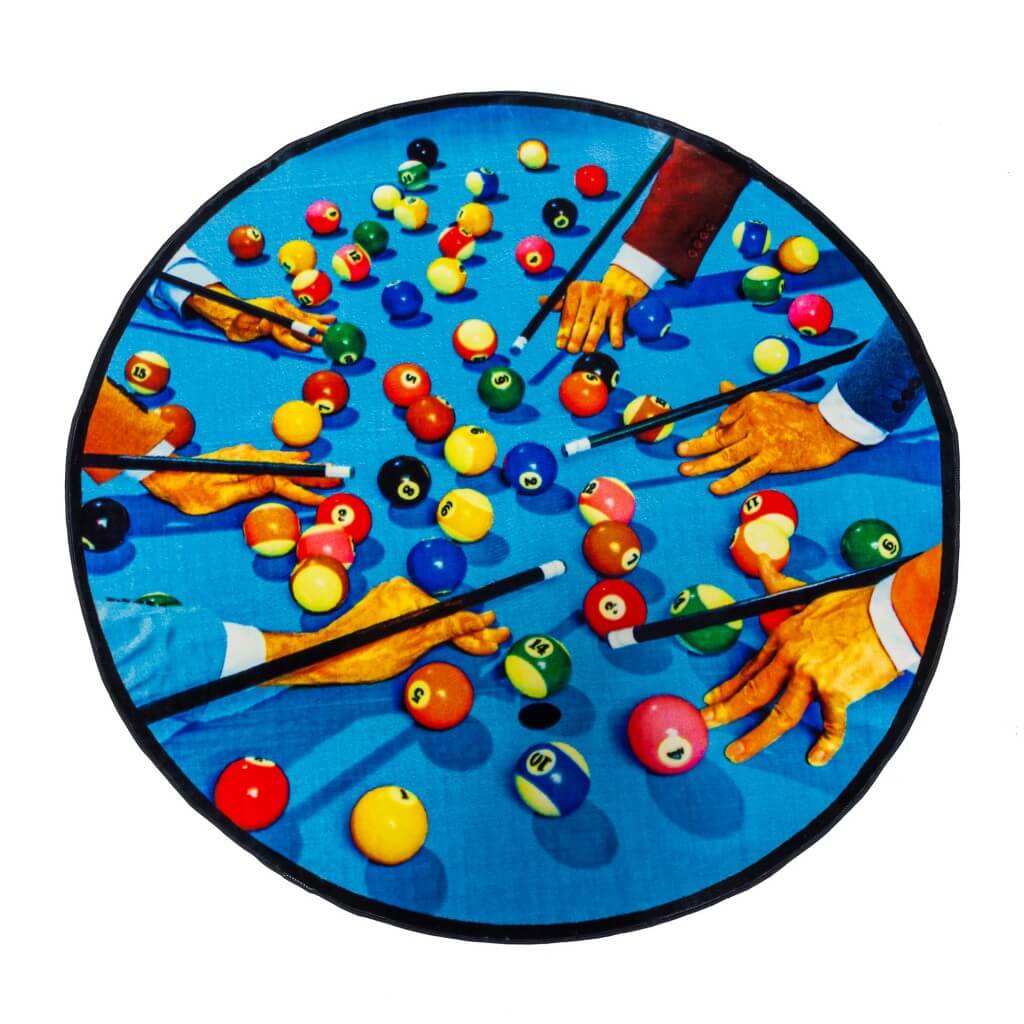 Seletti Toiletpaper Round Rug Snooker