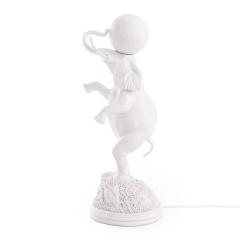 Standing Monkey Lamp OUTDOOR Version White