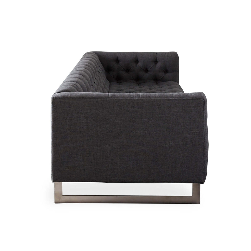 BAXTER DEEP GRAND SOFA IN OXFORD CHARCOAL