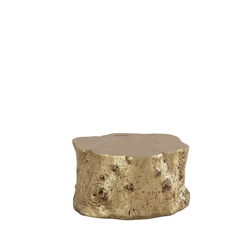 Log Cocktail Table Gold Leaf