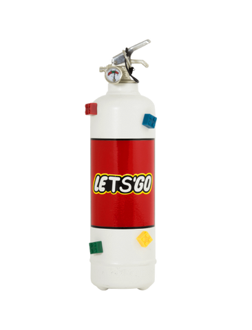 E2R Fangio White Fire Extinguisher