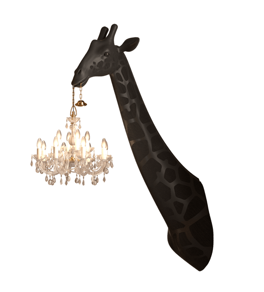 Giraffe in Love Wall Lamp