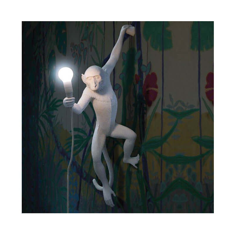 Wall Hanging Monkey Lamp Left Version