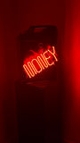 “Money” – One-of-One Neon Sculpture | Conceptual Illuminated Art