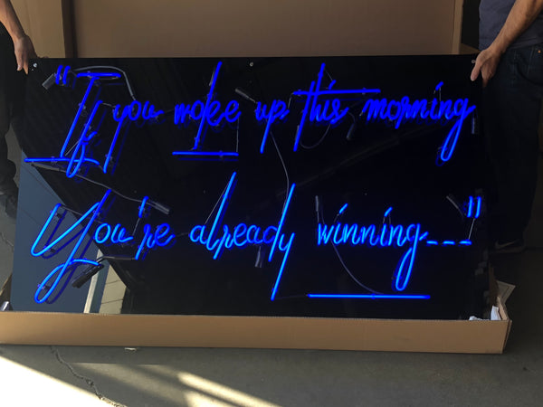 If you woke up this morning...