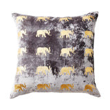 Meru Large Elephant Pillow Grey