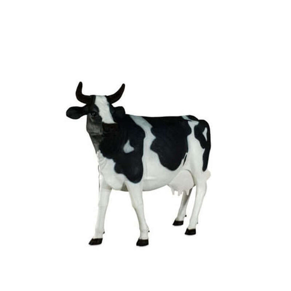 Life Size Cow Black and White