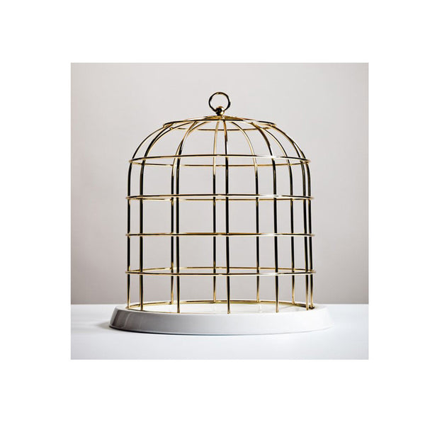 Twitable Gold Metal Birdcage