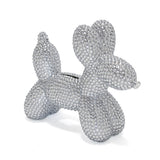 Silver Jeweled Poodle Bank
