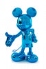 welcome mickey sculpture blue chrome