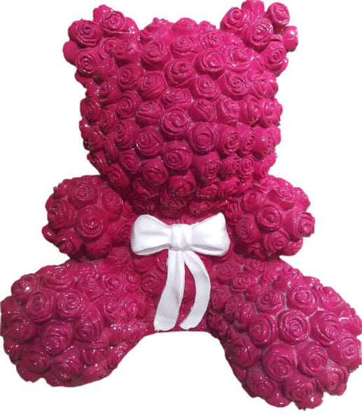 Magenta Flower Bear, 2020