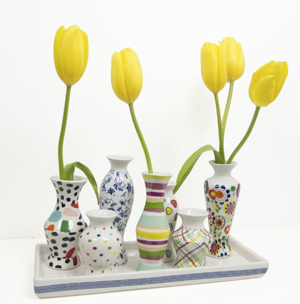 Tray Of vases