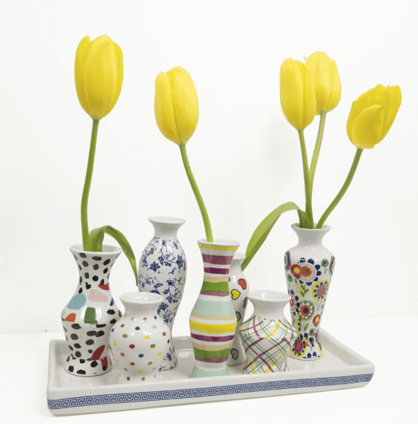 Tray Of vases