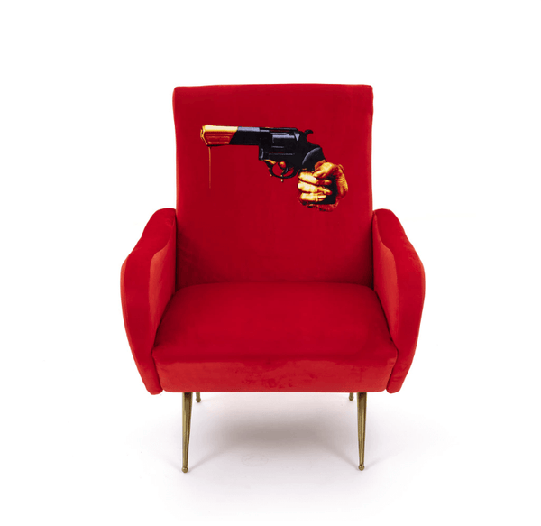 Seletti Toiletpaper Revolver Armchair