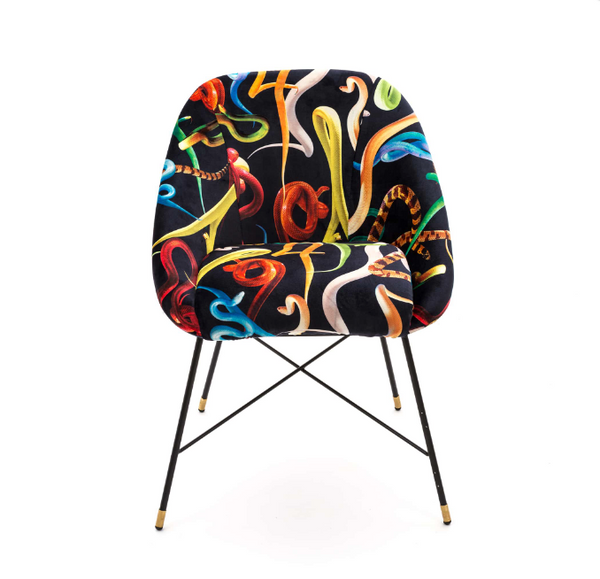 Seletti Snakes Padded Chair