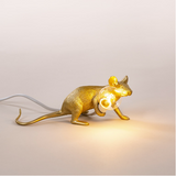 Gold Mouse Lamp Lop