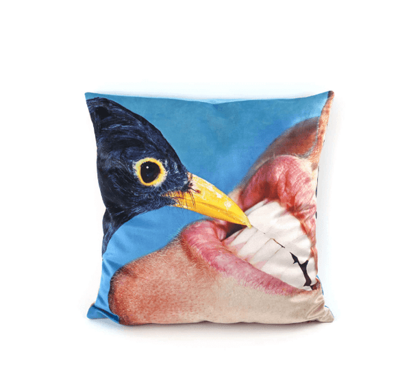 Seletti Crow Cushion