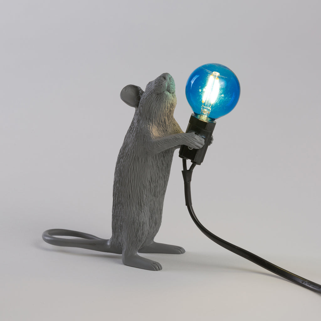 Grey Mouse Lamp Step