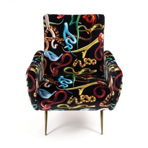 Seletti Toiletpaper Snakes Armchair