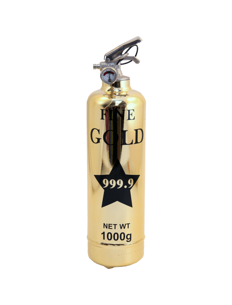 Fine Gold Fire Extinguisher