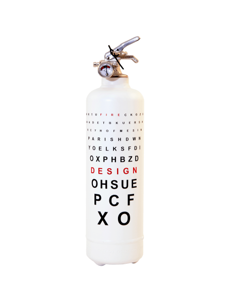 Eye Chart Fire Extinguisher