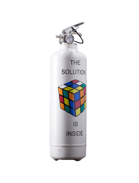 Rubik's Cube Fire Extinguisher