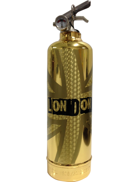 London Gold Fire Extinguisher